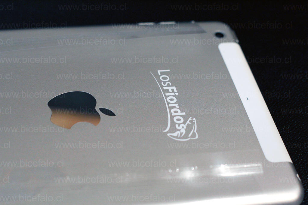 impresion de logotipo en ipad