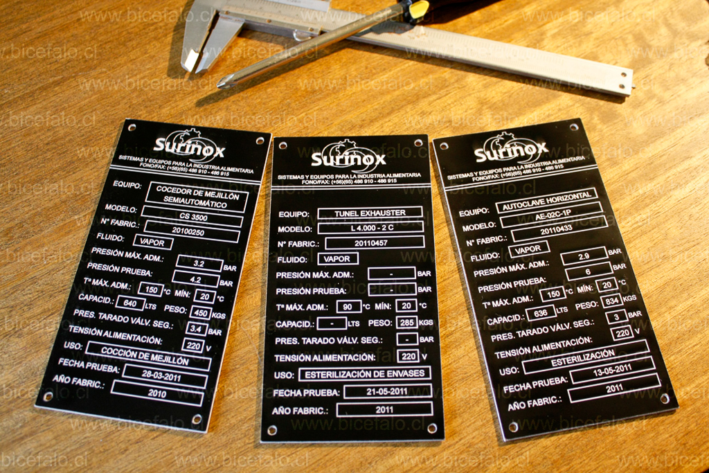impresion de aluminio anodizado