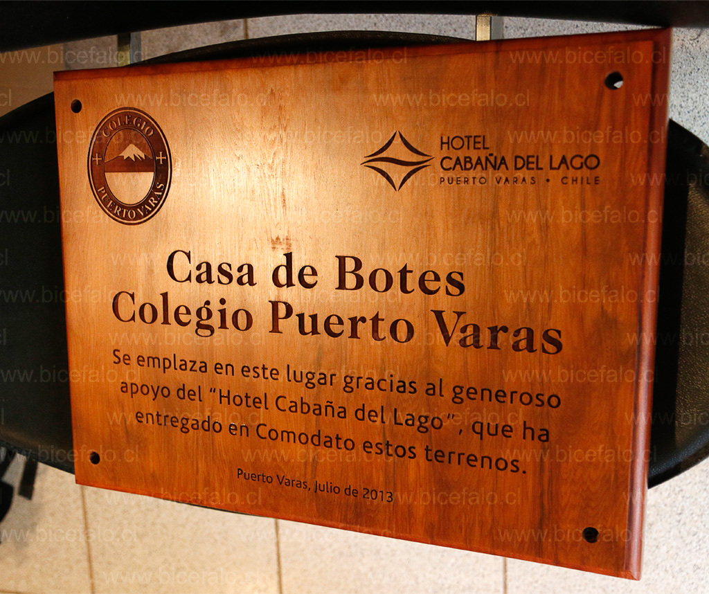 madera alerce grabado