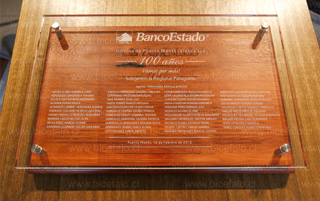 acrilico 10 mm grabado transparente